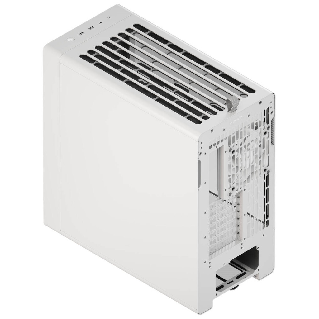 HAVN BF 360 Flow Solid PC Case, Midi-Tower, E-ATX - White