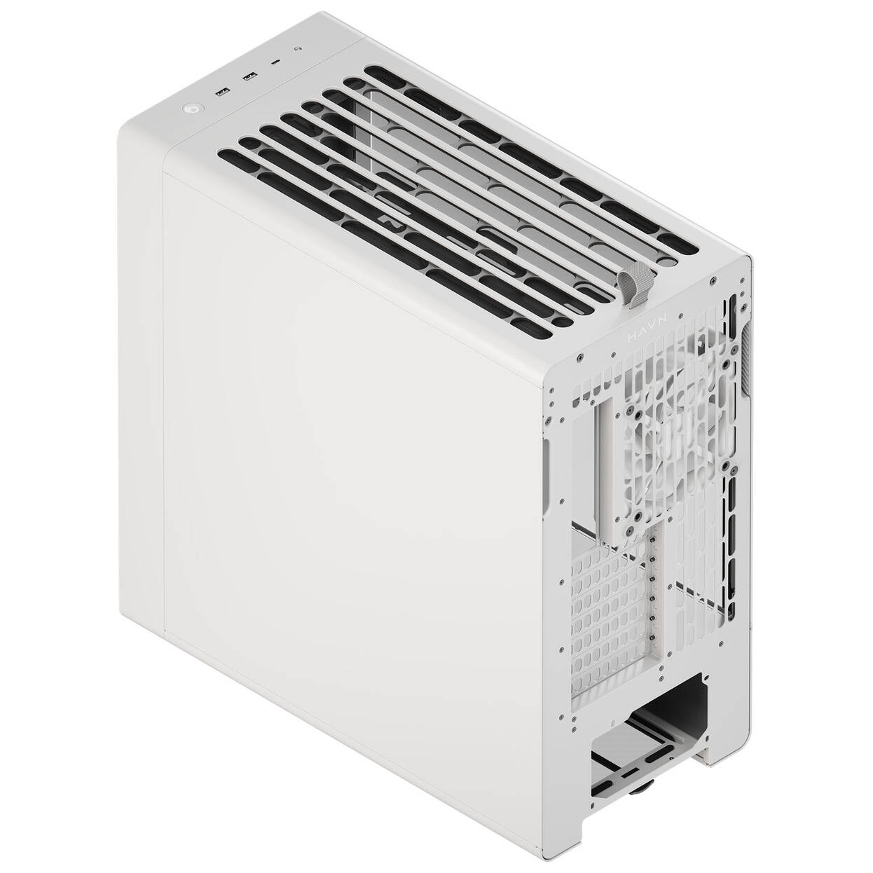 HAVN BF 360 Flow Solid PC Case, Midi-Tower, E-ATX - White