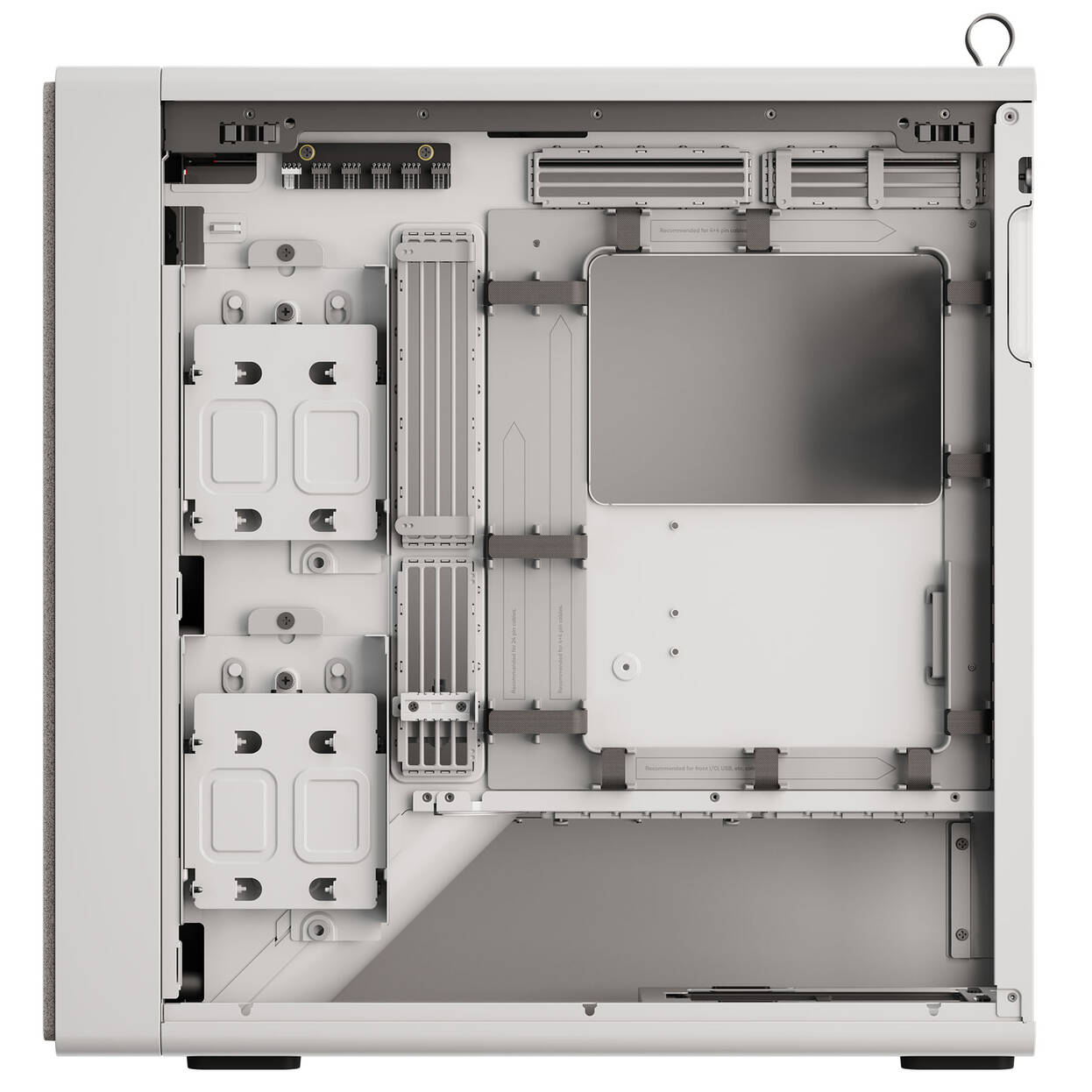 HAVN BF 360 Flow Solid PC Case, Midi-Tower, E-ATX - White