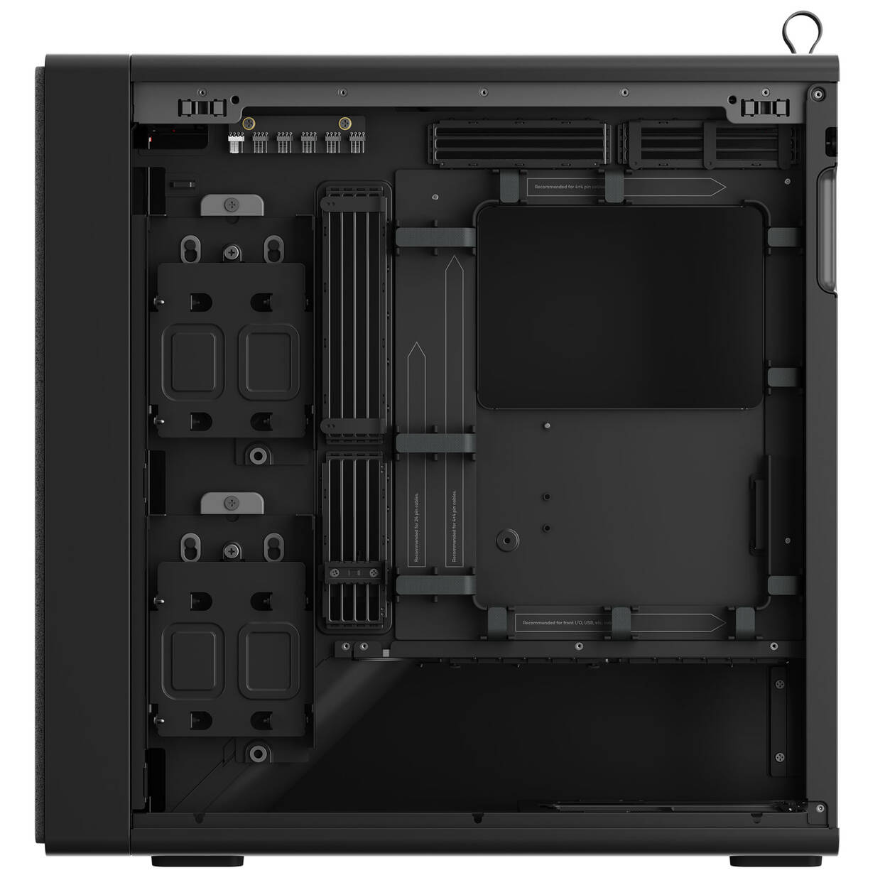 HAVN BF 360 Flow Solid PC Case, Midi-Tower, E-ATX - Black