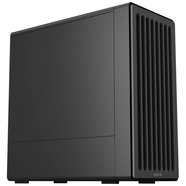 HAVN BF 360 Flow Solid PC Case, Midi-Tower, E-ATX – Black