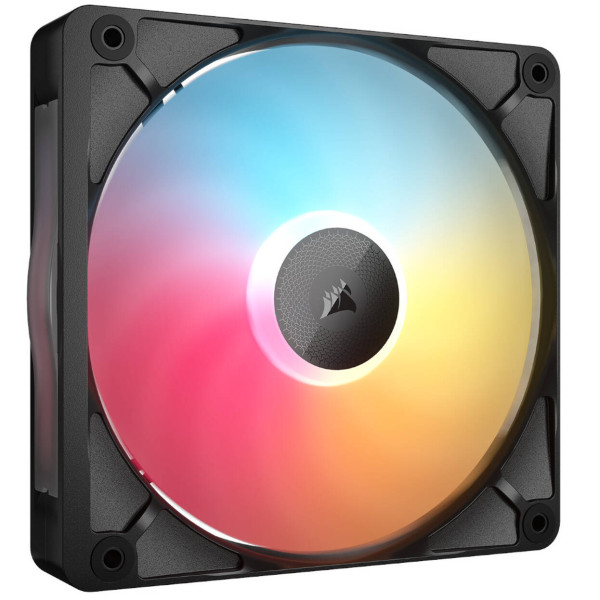 CORSAIR iCUE LINK RX140 RGB PWM Fan, 140mm, 1,700 RPM – Black