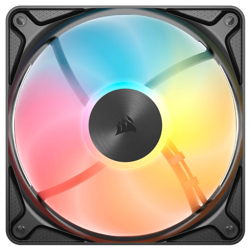 Corsair RS120 II ARGB 120mm Fan, PWM, ARGB - Black : image 2