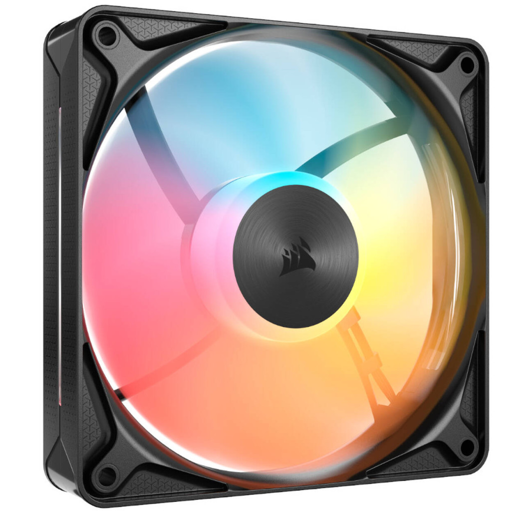 Corsair RS120 II ARGB 120mm Fan, PWM, ARGB - Black : image 1