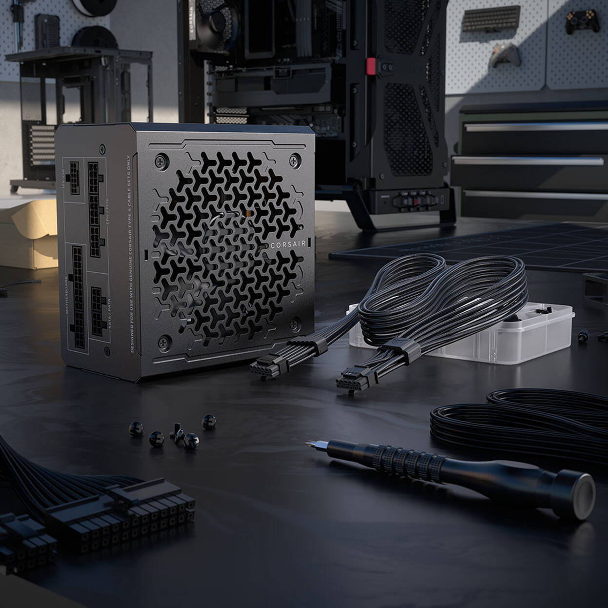 Corsair RMe Series (3rd Gen), RM850e ThermalProtect Platinum Power Supply, modular, ATX 3.1, PCIe 5.1 - 850 Watt : image 9