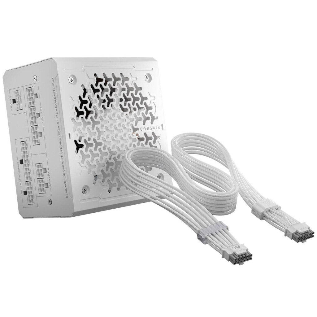 Corsair RMe Series RM850e (3rd Gen) 80 PLUS Gold Power Supply, ATX 3.1, PCIe 5.1 – 850 Watt, white : image 1