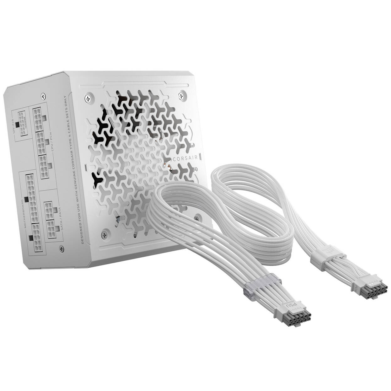 Corsair RMe Series RM850e (3rd Gen) 80 PLUS Gold Power Supply, ATX 3.1, PCIe 5.1 – 850 Watt, white : image 1