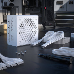 Corsair RMe White Series (3rd Gen), RM1000e ThermalProtect White Platinum Power Supply, modular, ATX 3.1, PCIe : image 10