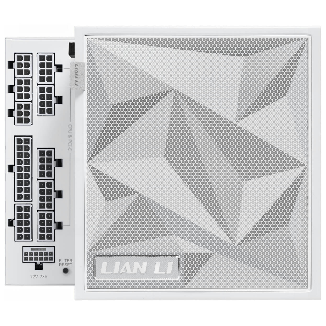 Lian Li EDGE Platinum V2 Power Supply with EDGE Hub V2 - White, 1,200W