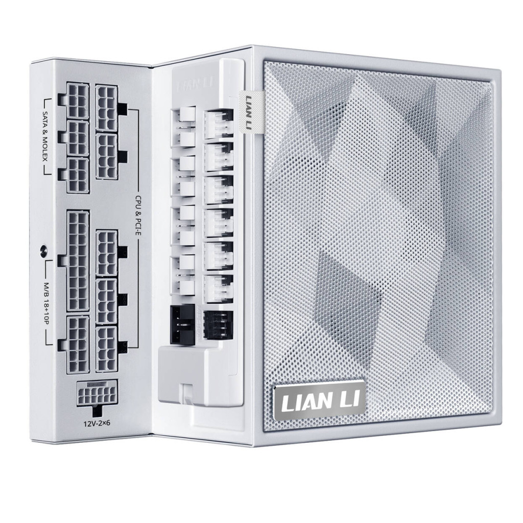Lian Li EDGE Gold V2 Power Supply with EDGE Hub V2 - White, 1,000W