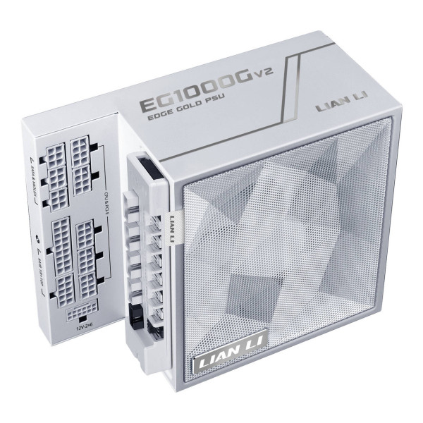 Lian Li EDGE Gold V2 Power Supply with EDGE Hub V2 – White, 1,000W