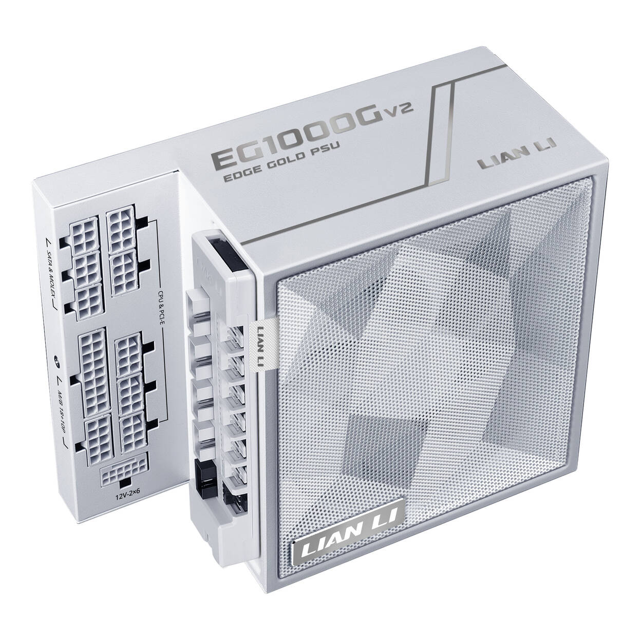 Lian Li EDGE Gold V2 Power Supply with EDGE Hub V2 - White, 1,000W