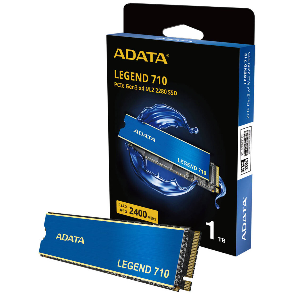 ADATA LEGEND 710 NVMe SSD, PCIe 3.0 M.2 Type 2280, with Heatsink - 1 TB : image 1