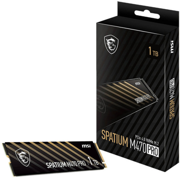 MSI SPATIUM M470 PRO SSD, PCIe 4.0 M.2 Typ 2280 – 1 TB