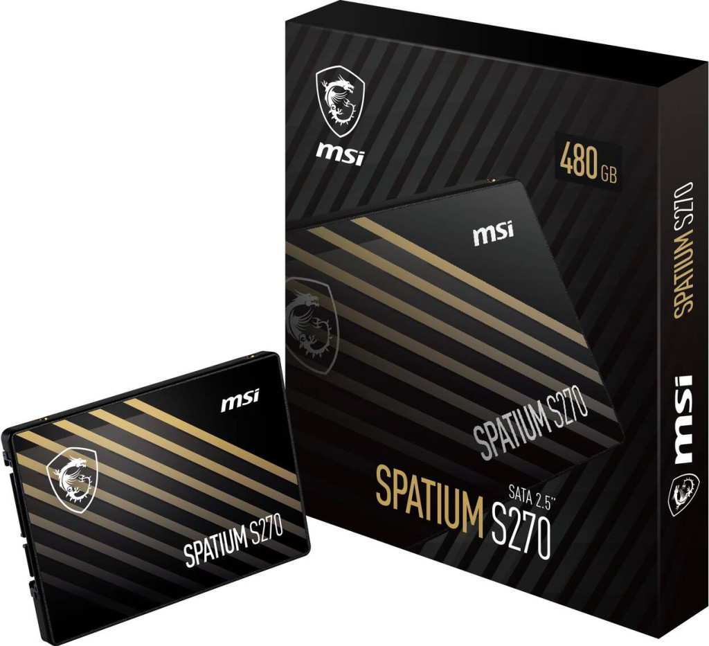 MSI SPATIUM S270 SSD, SATA 6G 2,5 Zoll - 480 GB : image 1