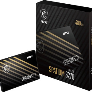 MSI SPATIUM S270 SSD, SATA 6G 2,5 Zoll - 480 GB : image 1