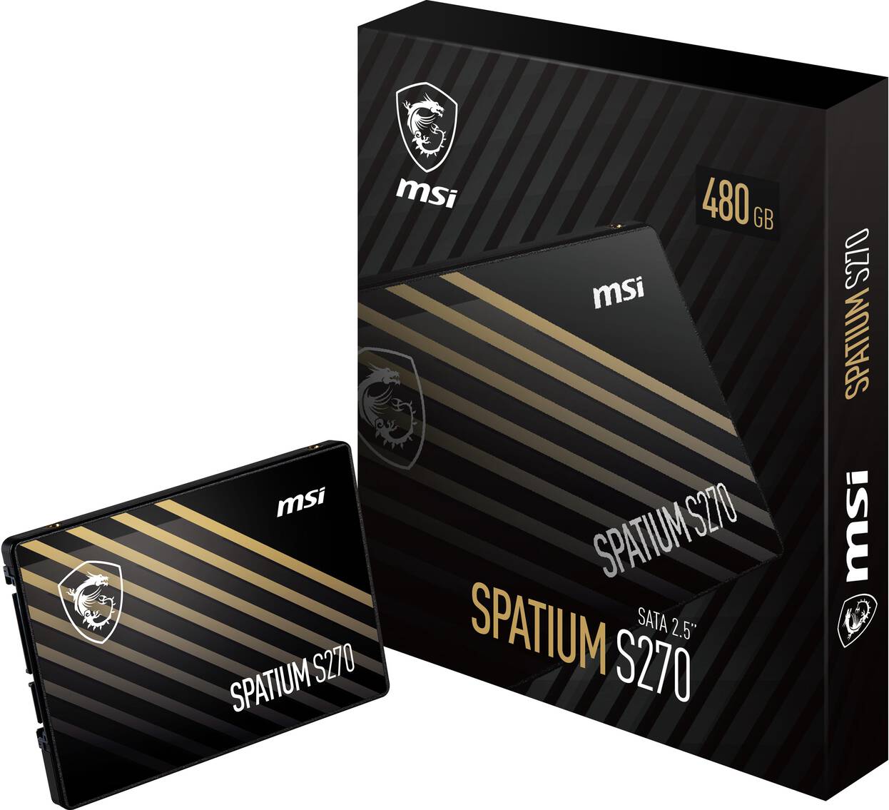 MSI SPATIUM S270 SSD, SATA 6G 2,5 Zoll - 480 GB : image 1
