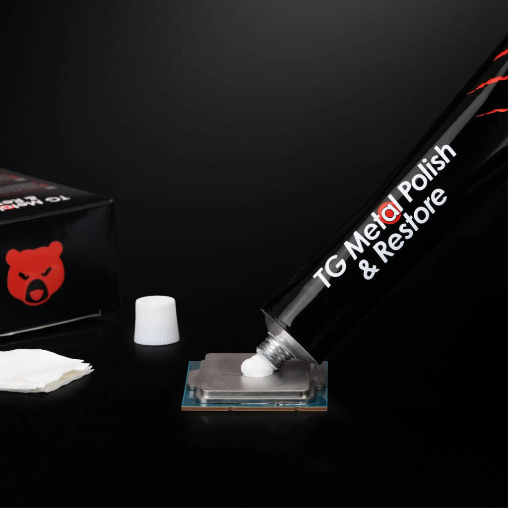 Thermal Grizzly TG Metal Polish & Restore polishing paste for metal surfaces, with accessories – 35 ml : image 2