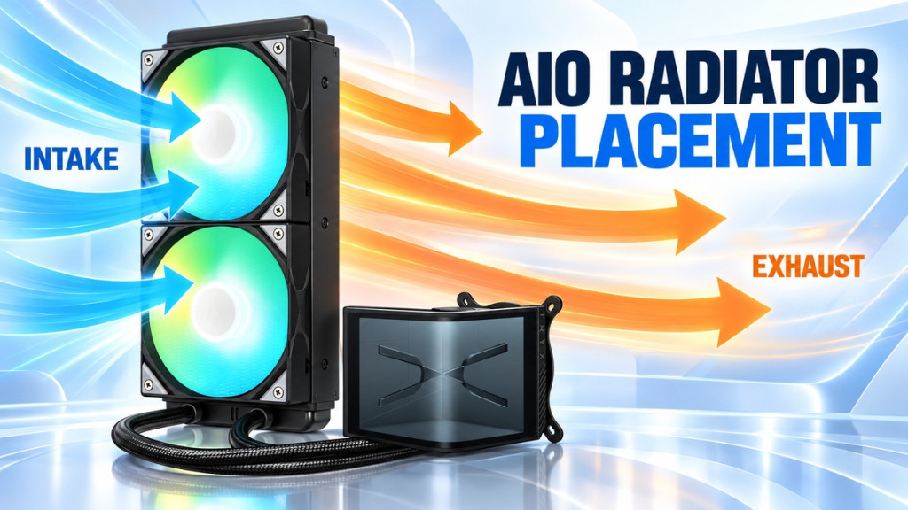 AIO Radiator Placement: Top vs Front, Tubes Up or Down?