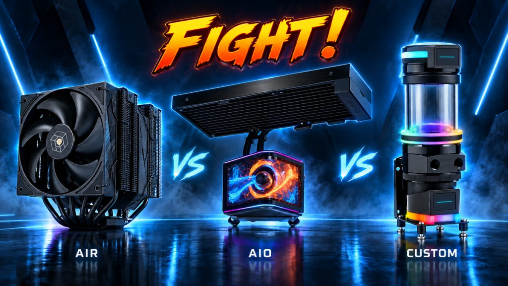 AIO vs Air Cooler vs Custom Loop: Which Is Best for You?