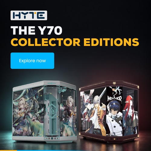 HYTE Y70 Firefly Japan Edition and Metaphor: ReFantazio PC cases