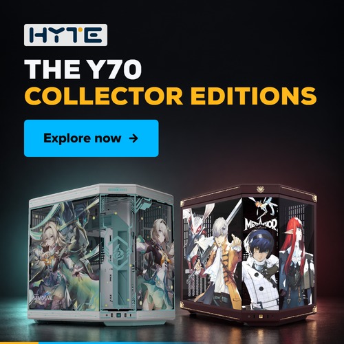 HYTE Y70 Firefly Japan Edition and Metaphor: ReFantazio PC cases