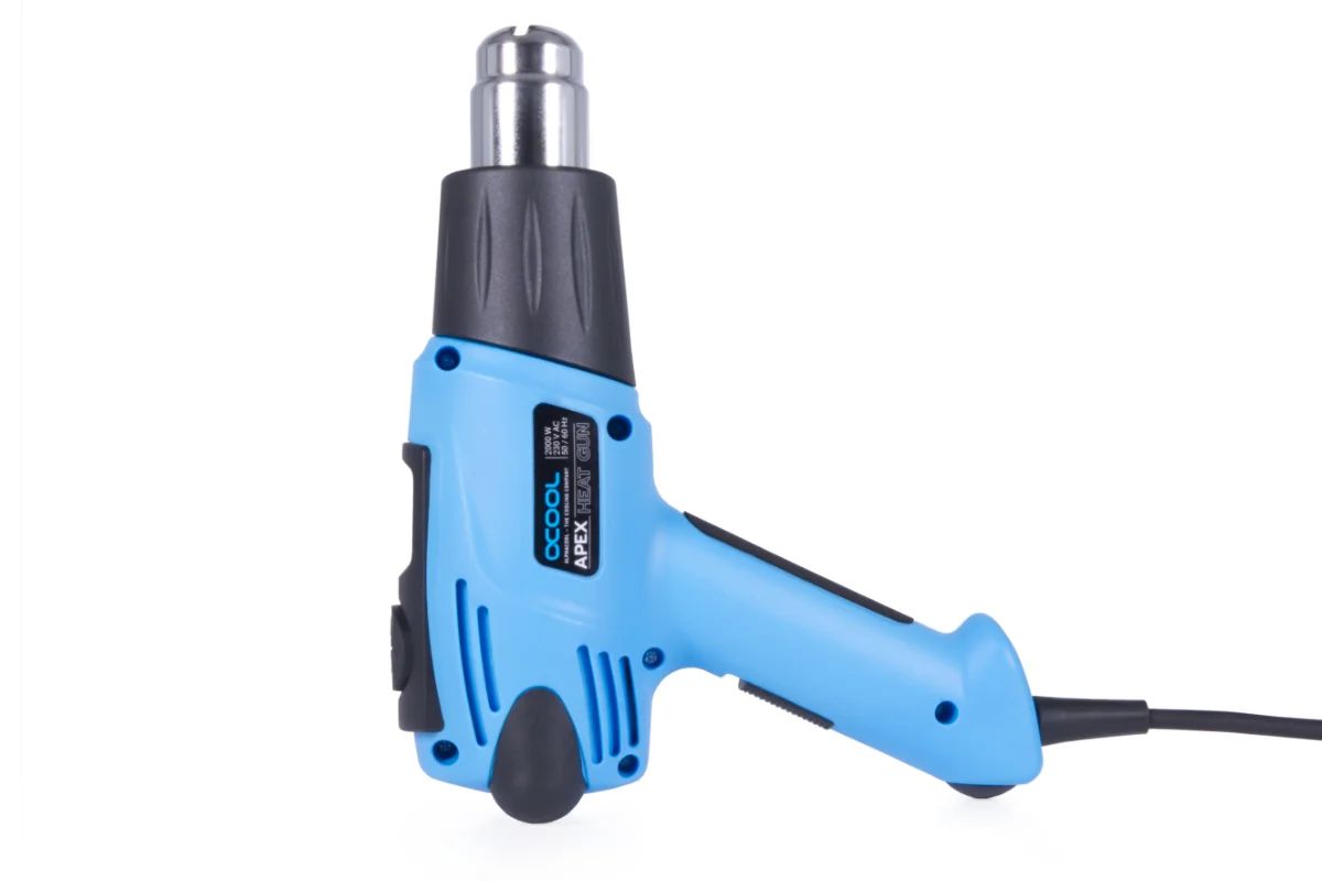 Alphacool Apex HardTube Heat Gun with LCD 2000W 80-650°C - UK Plug : image 3