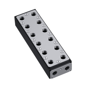 Barrow Commercial Grade G1/4 Parallel 6 Way Manifold - SS/POM