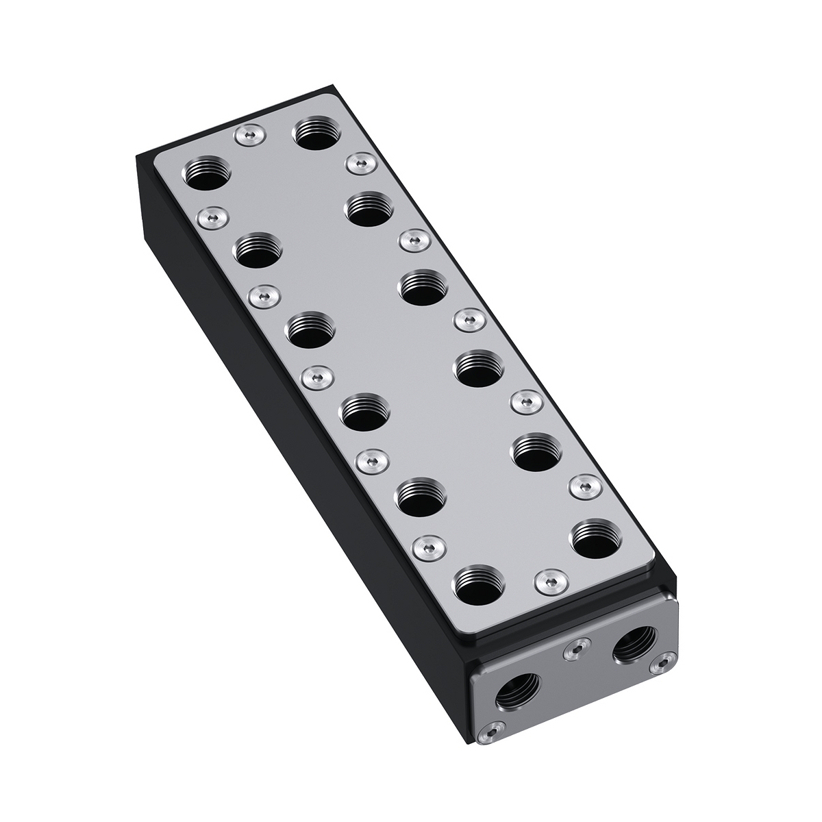 Barrow Commercial Grade G1/4 Parallel 6 Way Manifold - SS/POM
