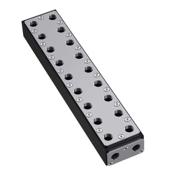 Barrow Commercial Grade G1/4 Parallel 9 Way Manifold – SS/POM