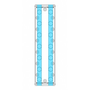Barrow Commercial Grade G1/4 Parallel 9 Way Manifold - SS/POM